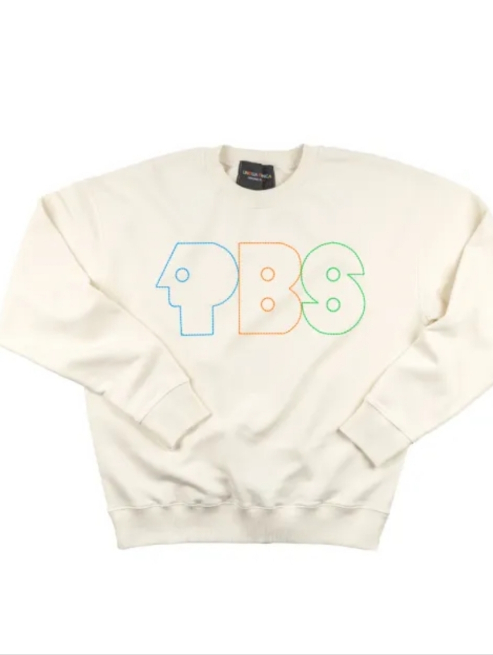 $275 Lingua Franca Limited Edition PBS Retro Logo Maxine Sweatshirt Size S